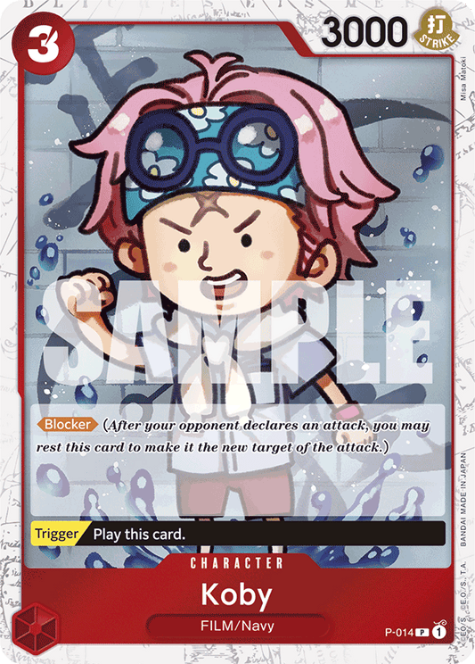 Koby (Character) (P-014) (PRB01 Reprint) (P) (Jolly Roger Stamp)