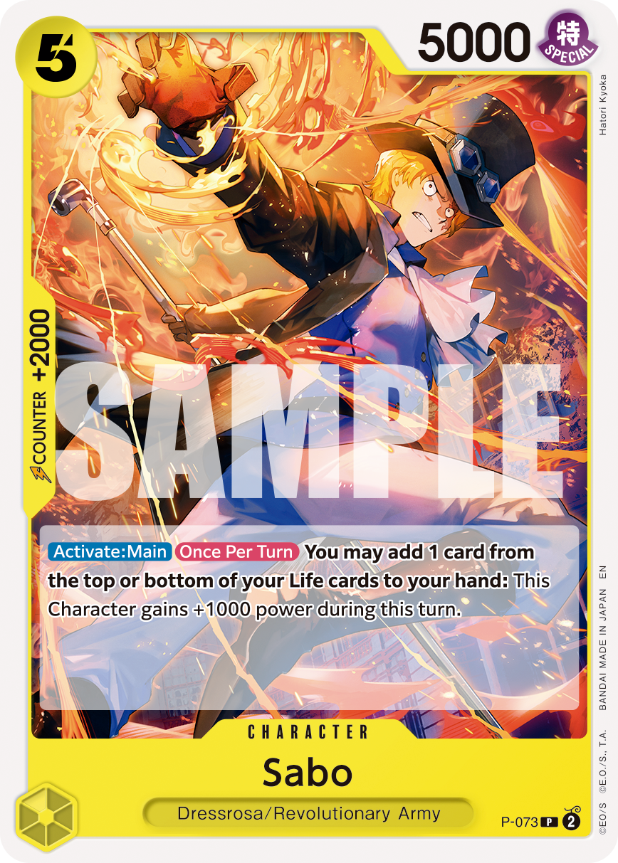 Sabo (Character) (P-073) (P) (FOIL) (PRB02)