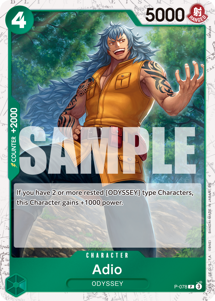 Adio (Character) (P-078) (P) (FOIL) (PRB02)