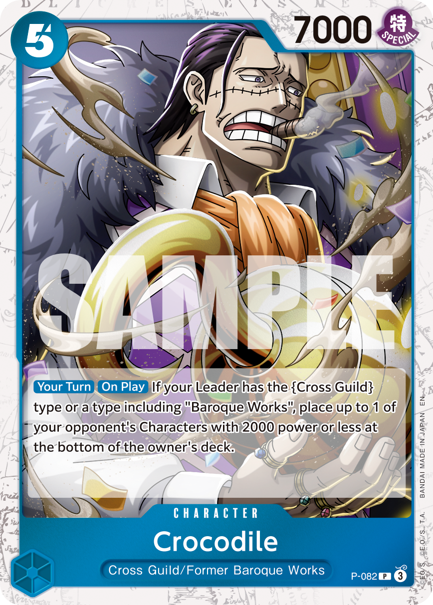Crocodile (Character) (P-082) (P) (Pirate Foil) (PRB02)