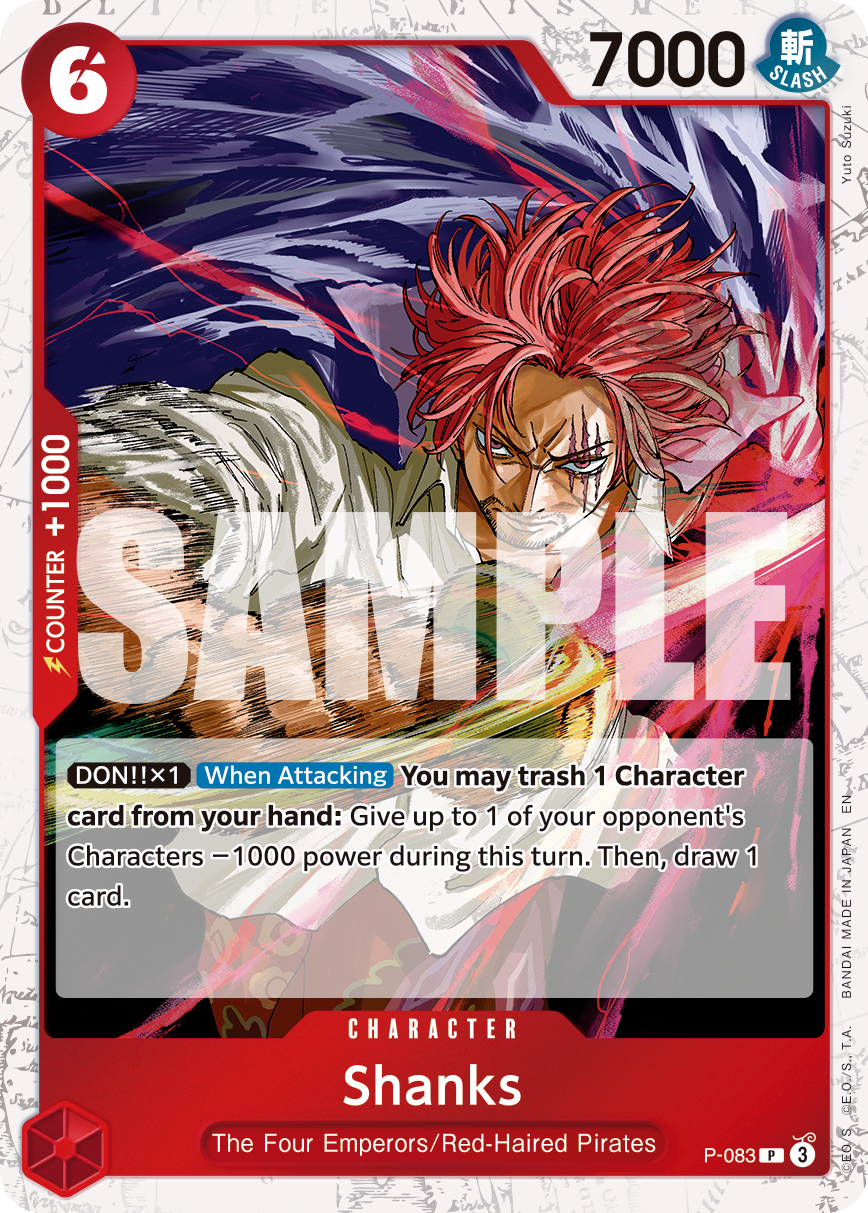 Shanks (Character) (P-083) (P) (FOIL) (PRB02)