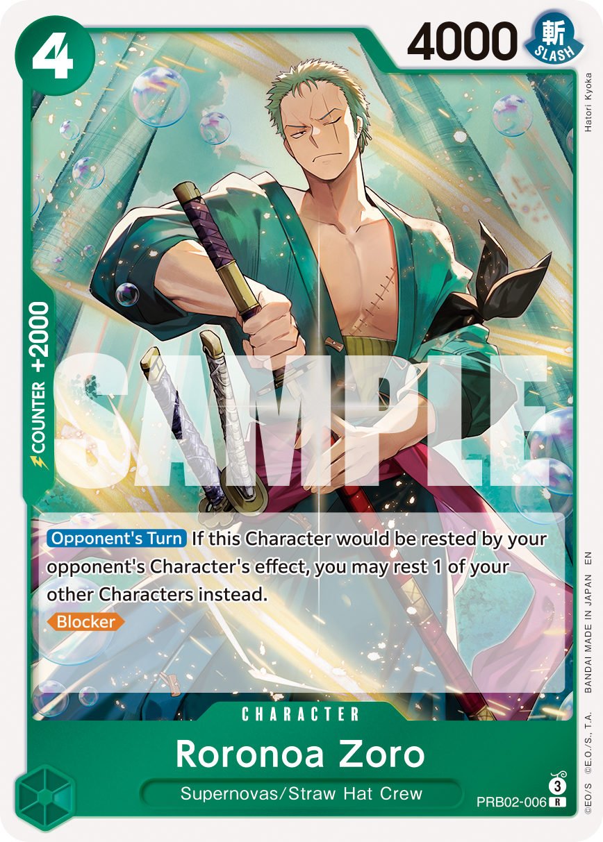 Roronoa Zoro (Character) (PRB02-006) (R)