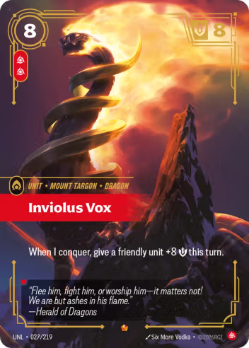 Inviolus Vox (Unit) (UNL-027/219) (E)