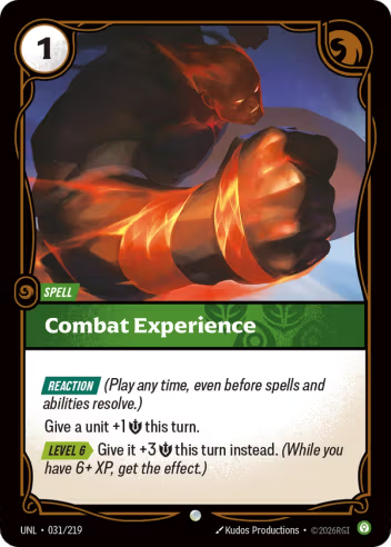 Combat Experience (Spell) (UNL-031/219) (C)