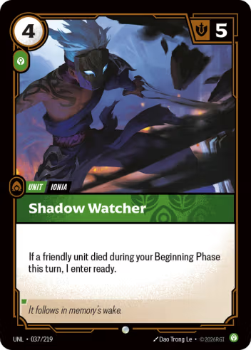 Shadow Watcher (Unit) (UNL-037/219) (C)