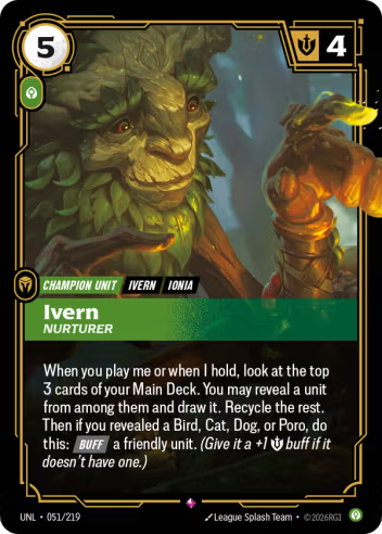 Ivern, Nurturer (Unit) (UNL-051/219) (R)