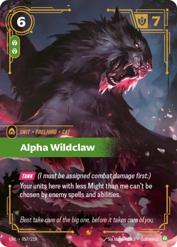 Alpha Wildclaw (Unit) (UNL-057/219) (E)