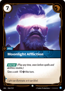 Moonlight Affliction (Spell) (UNL-066/219) (C)