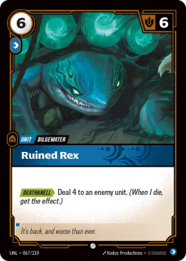 Ruined Rex (Unit) (UNL-067/219) (C)