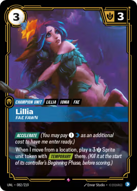 Lillia, Fae Fawn (Unit) (UNL-082/219) (R)
