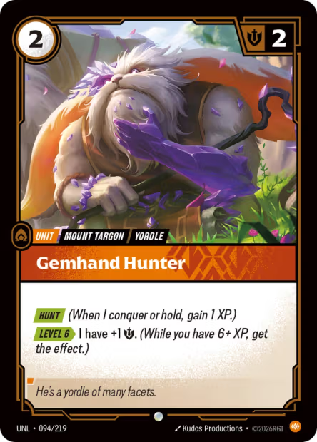 Gemhand Hunter (Unit) (UNL-094/219) (C)
