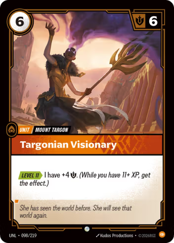 Targonian Visionary (Unit) (UNL-098/219) (C)