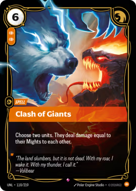 Clash of Giants (Spell) (UNL-110/219) (R)