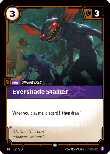 Evershade Stalker (Unit) (UNL-123/219) (C)