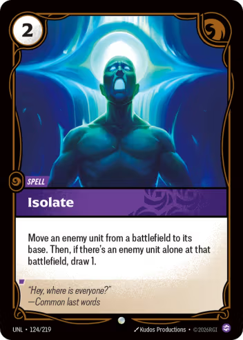 Isolate (Spell) (UNL-124/219) (C)