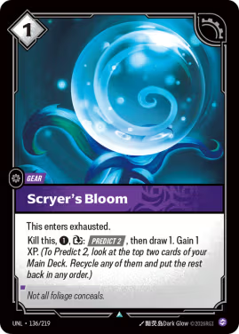Scryer's Bloom (Spell) (UNL-136/219) (U)