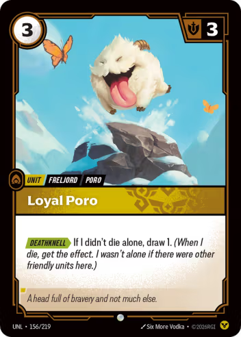 Loyal Poro (Unit) (UNL-156/219) (C)