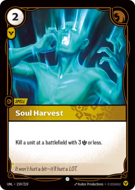 Soul Harvest (Spell) (UNL-159/219) (C)