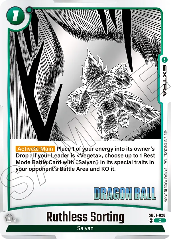 Ruthless Sorting (Extra) (SB01-028) (C)