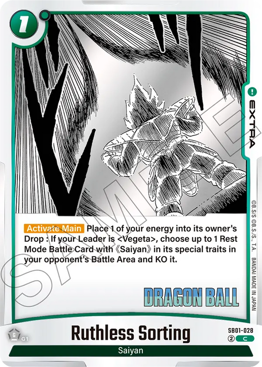 Ruthless Sorting (Extra) (SB01-028) (C)