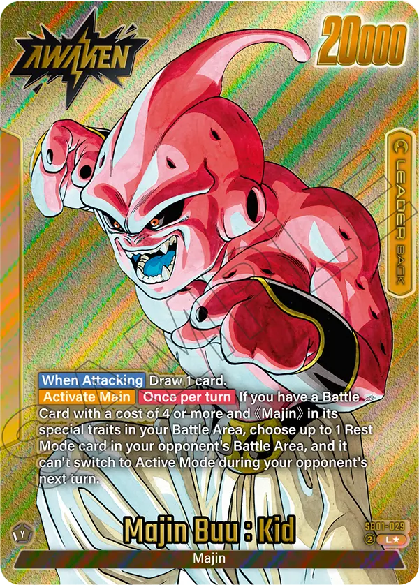 Majin Buu : Kid (Leader) (SB01-029) (Alternate Art)
