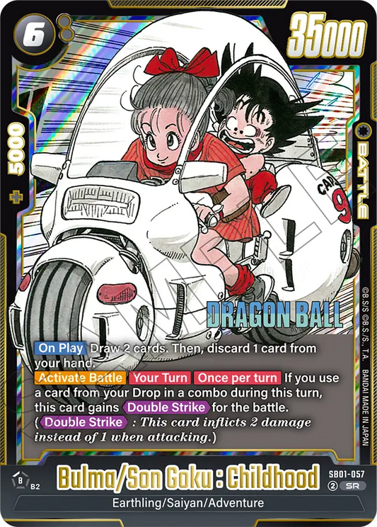 Bulma/Son Goku : Childhood (Character) (SB01-057) (SR)