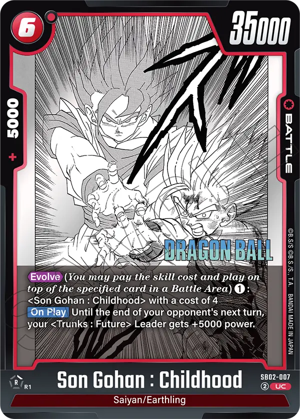 Son Gohan : Childhood (Battle) (SB02-007) (UC)