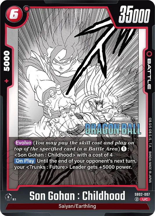 Son Gohan : Childhood (Battle) (SB02-007) (UC)