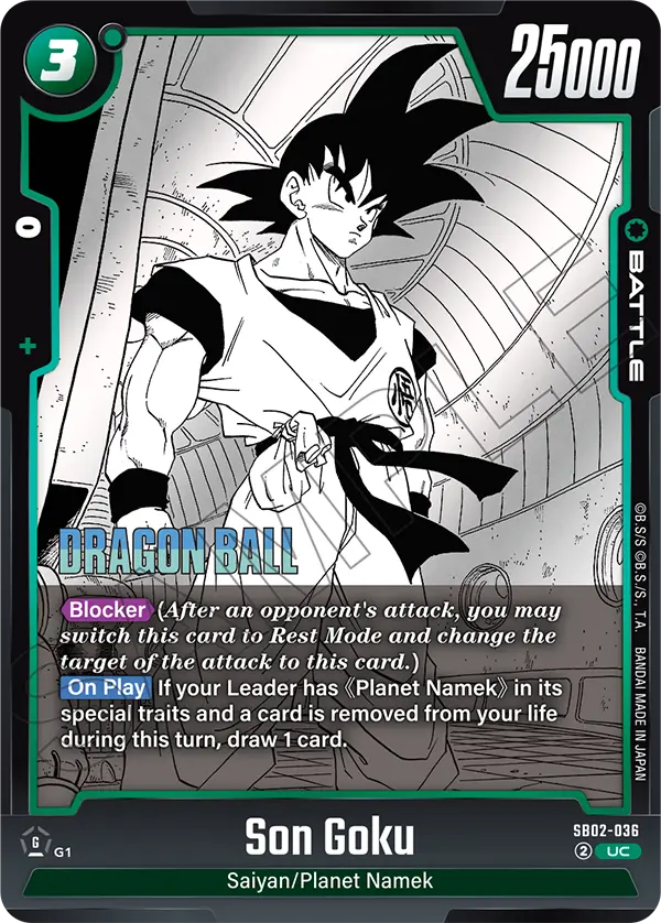 Son Goku (Battle) (SB02-036) (UC)