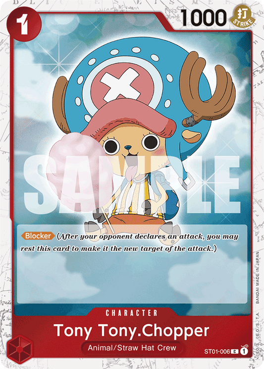 Tony Tony Chopper (Character) (ST01-006) (PRB01 Reprint) (C) (Jolly Roger Stamp)