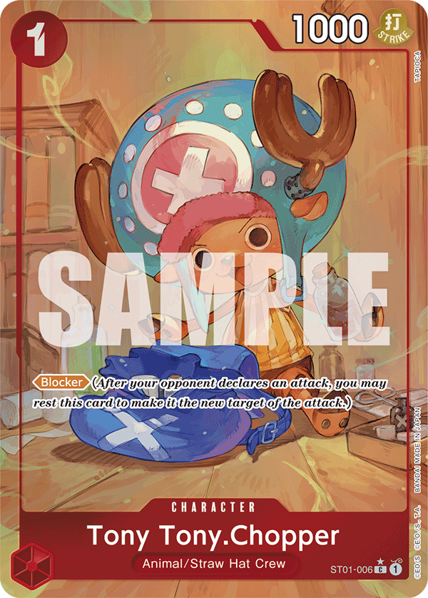 Tony Tony Chopper (Character) (ST01-006) (PRB01 Reprint) (C) (Alternate Art)