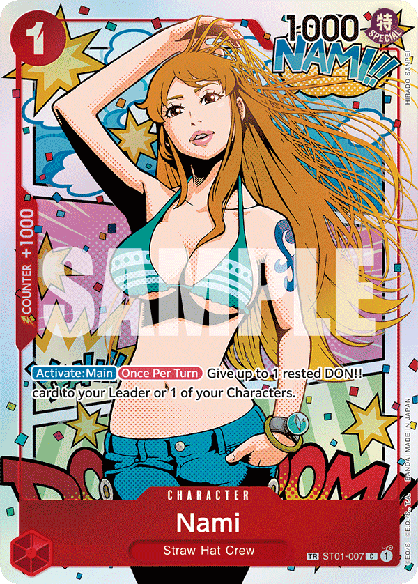 Nami (Character) (ST01-007) (Treasure Rare)