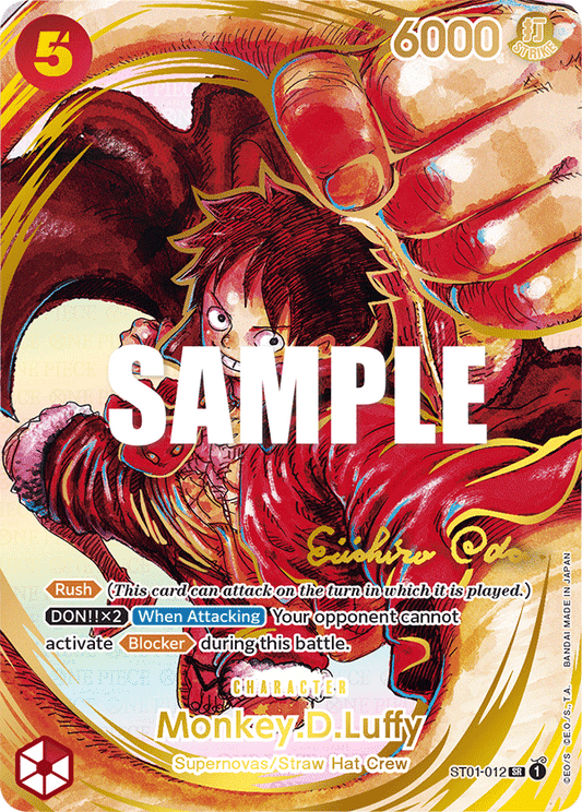 Monkey D Luffy (Character) (ST01-012) (SP) (Signature)