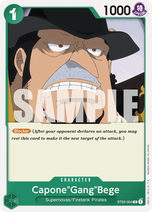 Capone Gang Bege (Character) (ST02-004) (PRB01 Reprint) (C)