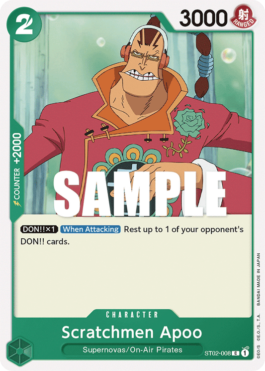 Scratchmen Apoo (Character) (ST02-008) (C)