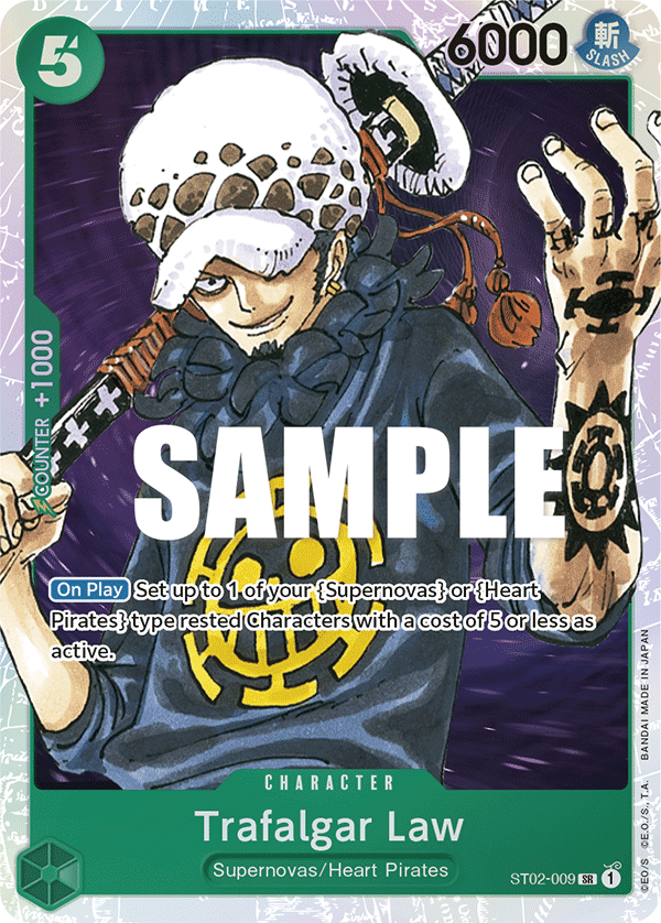 Trafalgar Law (Character) (ST02-009) (SR)