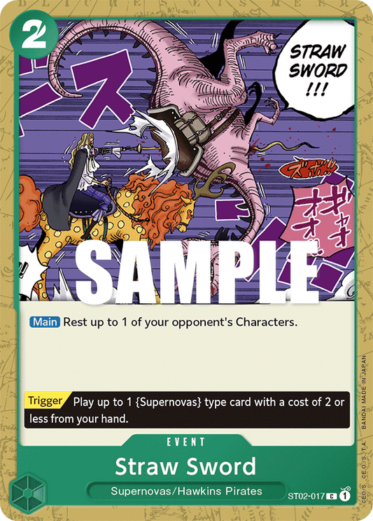 Straw Sword (Event) (ST02-017) (C) (Pre-Errata)