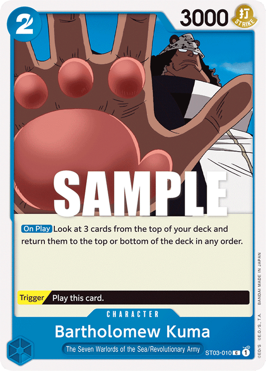 Bartholomew Kuma (Character) (ST03-010) (C)