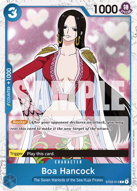 Boa Hancock (Character) (ST03-013) (PRB01 Reprint) (C) (Jolly Roger Stamp)