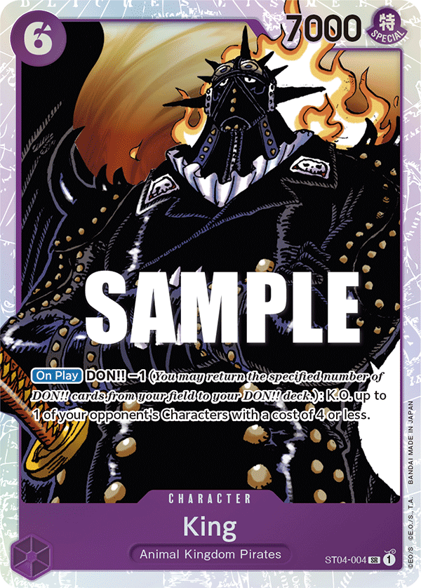 King (Character) (ST04-004) (SR)