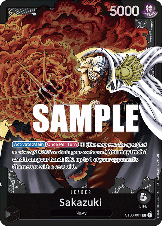 Sakazuki (Leader) (ST06-001) (L)
