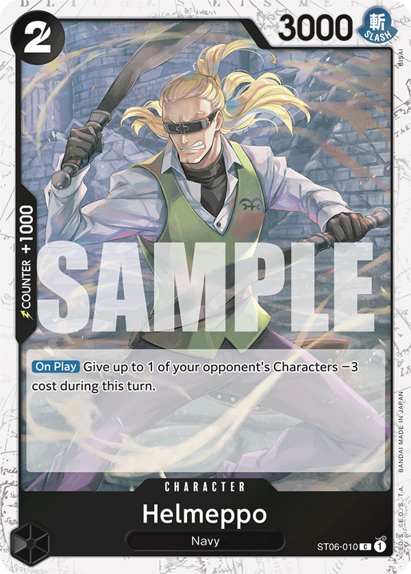 Helmeppo (Character) (ST06-010) (PRB01 Reprint) (C) (Jolly Roger Stamp)