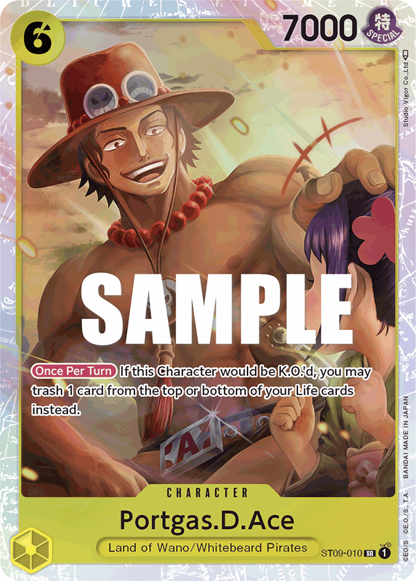 Portgas D Ace (Character) (ST09-010) (SR)