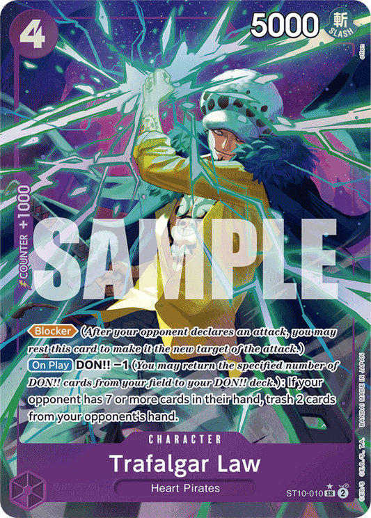 Trafalgar Law (Character) (ST10-010) (PRB01 Reprint) (SR) (Alternate Art)