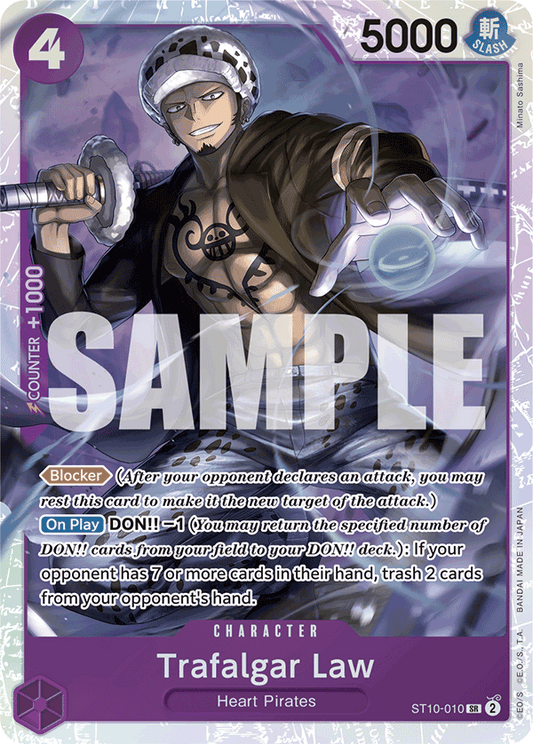 Trafalgar Law (Character) (ST10-010) (PRB01 Reprint) (SR)