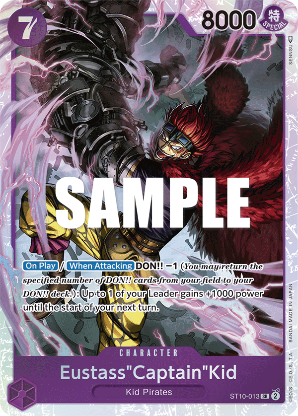 Eustass Captain Kid (Character) (ST10-013) (SR)