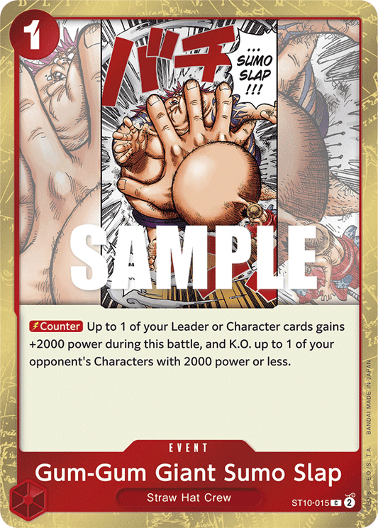Gum-Gum Giant Sumo Slap (Event) (ST10-015) (C)