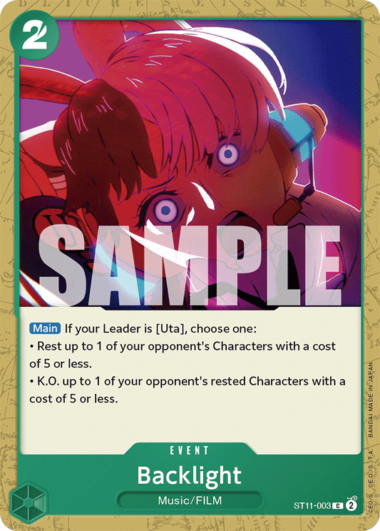 Backlight (Event) (ST11-003) (C)