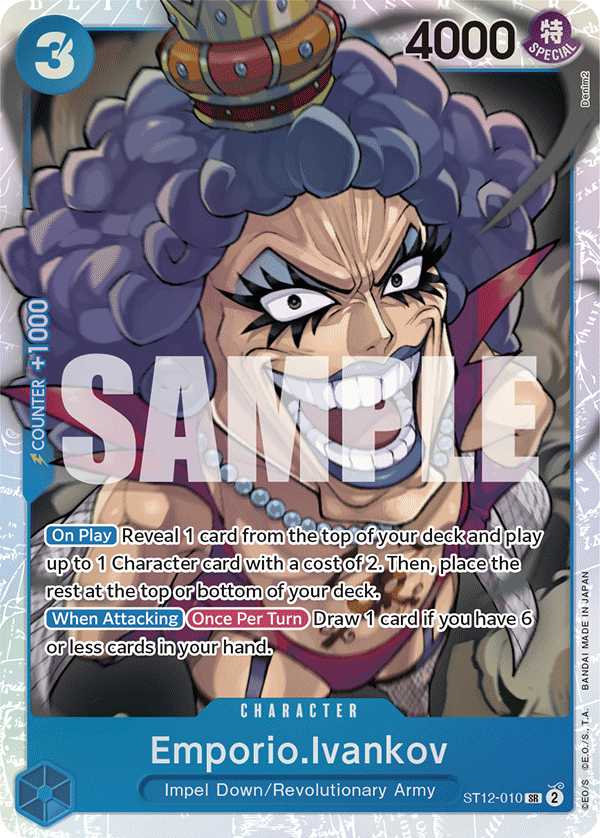 Emporio Ivankov (Character) (ST12-010) (SR)