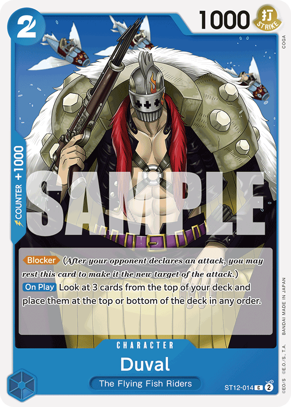 Duval (Character) (ST12-014) (PRB01 Reprint) (C)